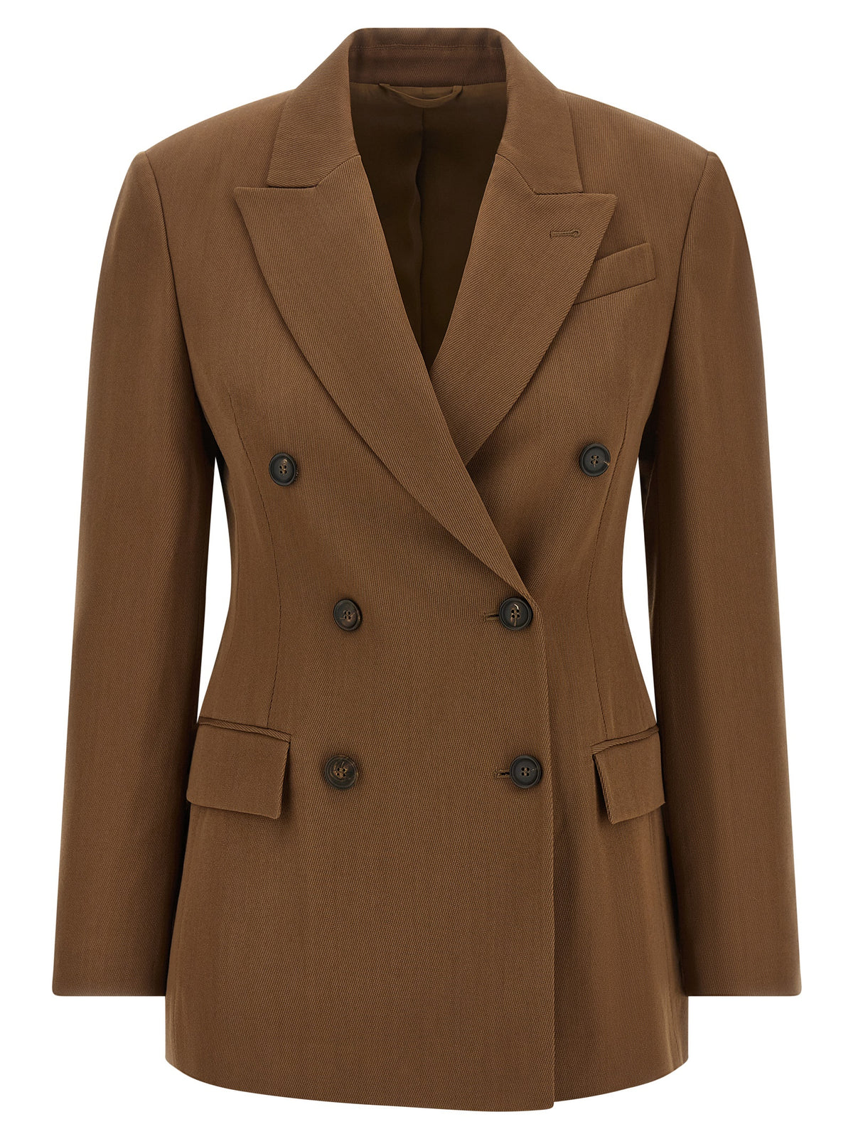 Brown Virgin Wool Blazer