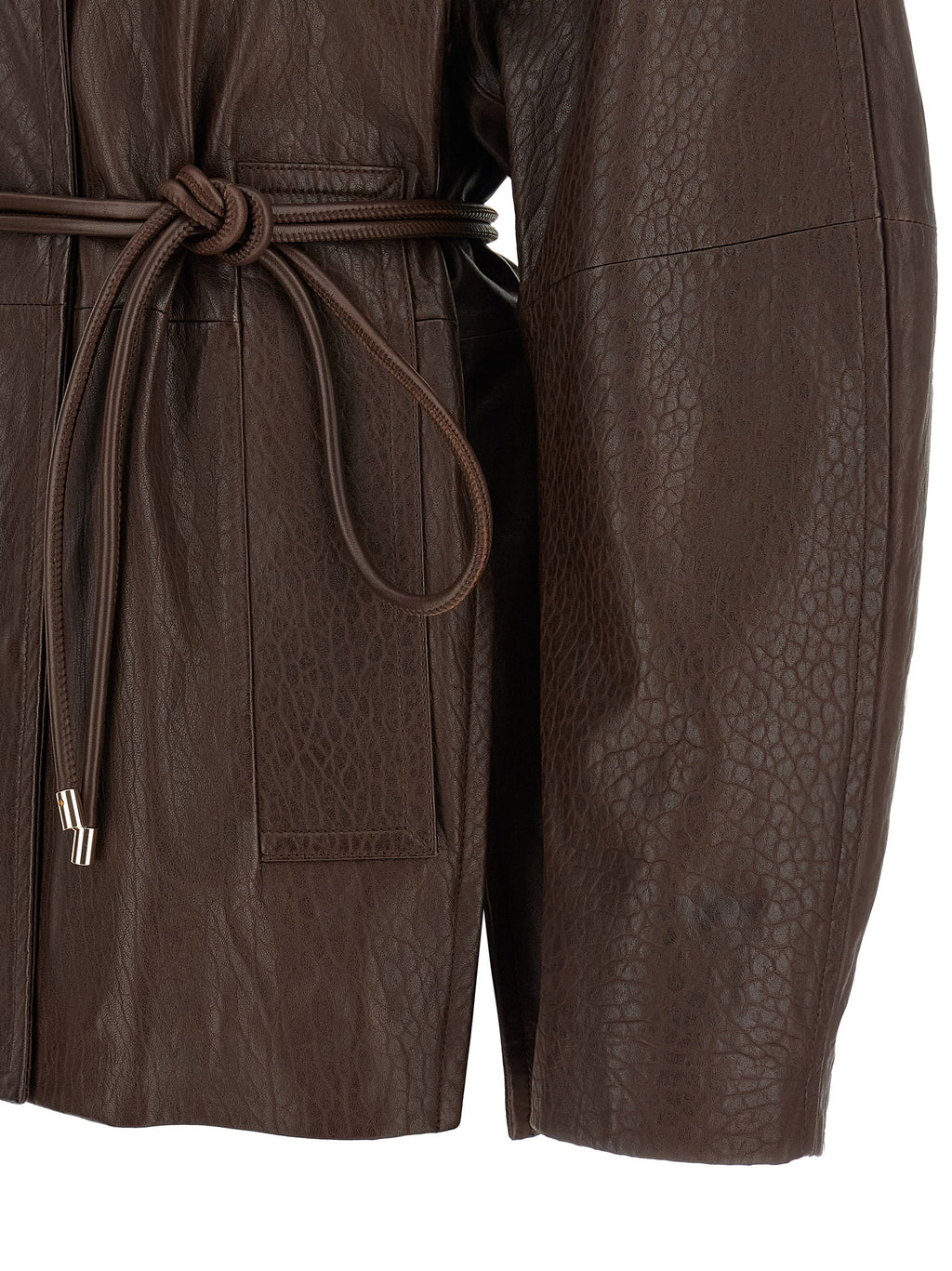 Brown Lamb Leather Leather Jacket