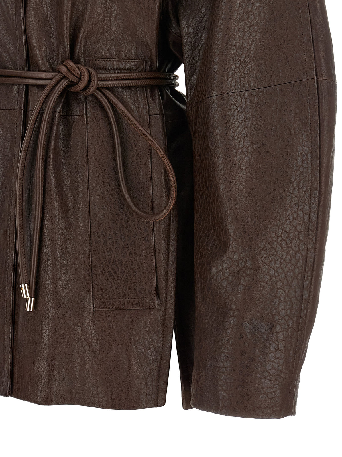 Brown Lamb Leather Leather Jacket