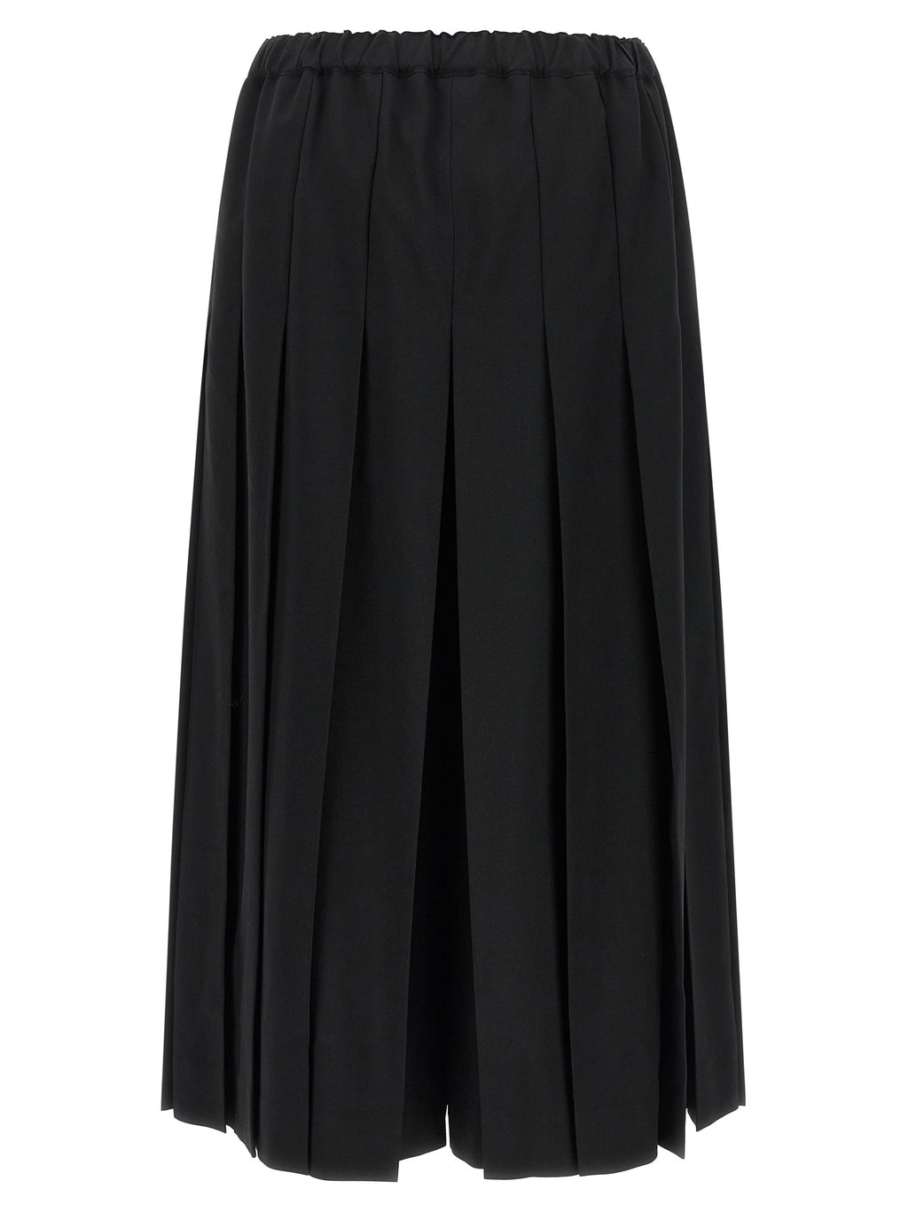 Black Wool Casual Pants
