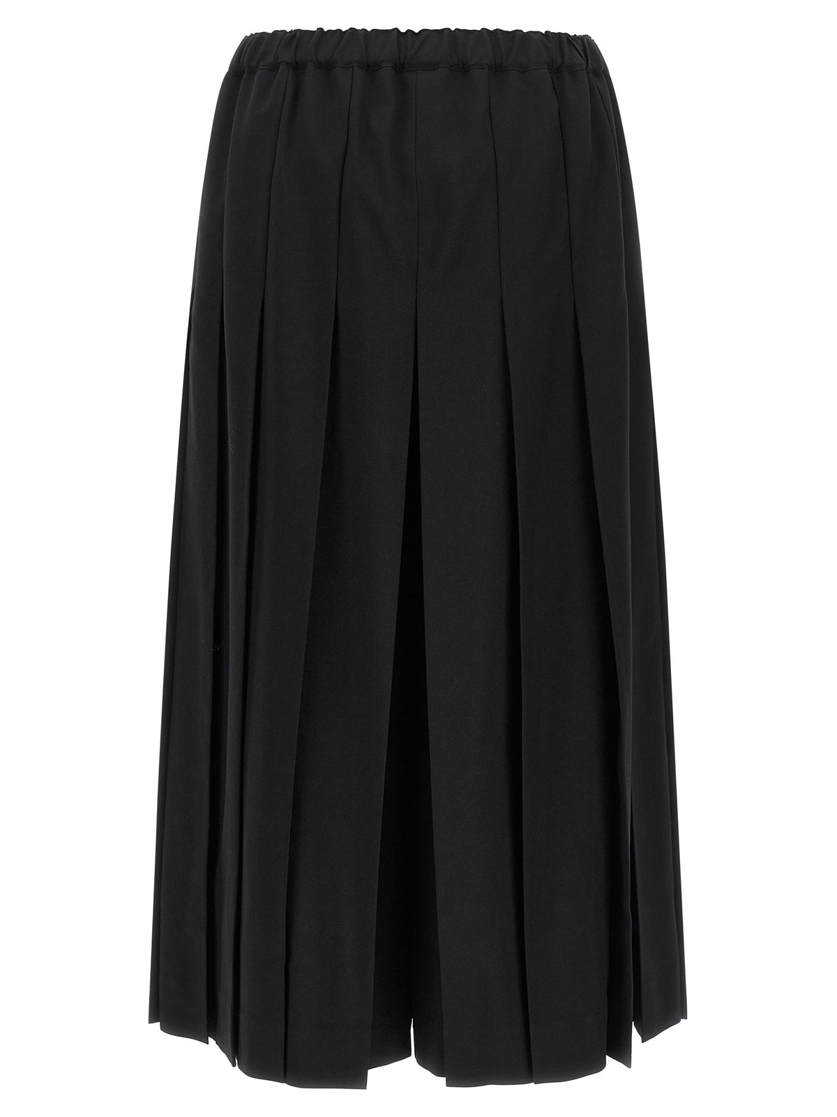 Black Wool Casual Pants