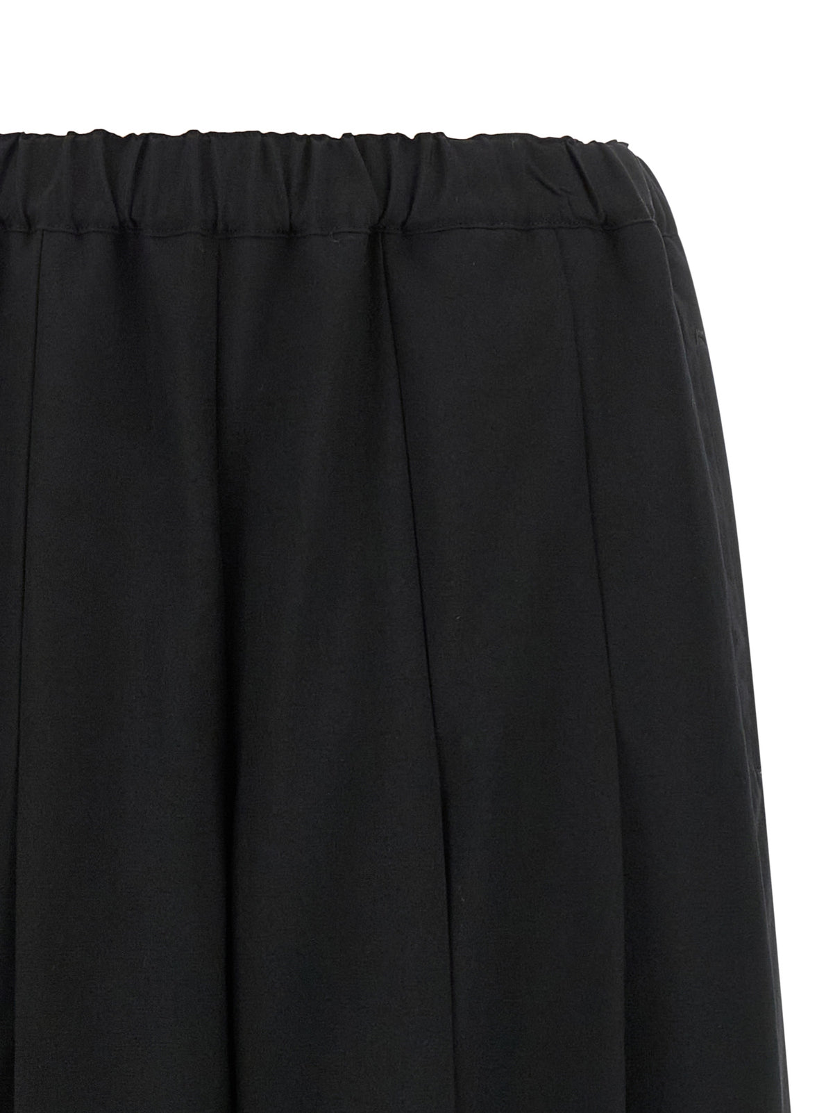 Black Wool Casual Pants