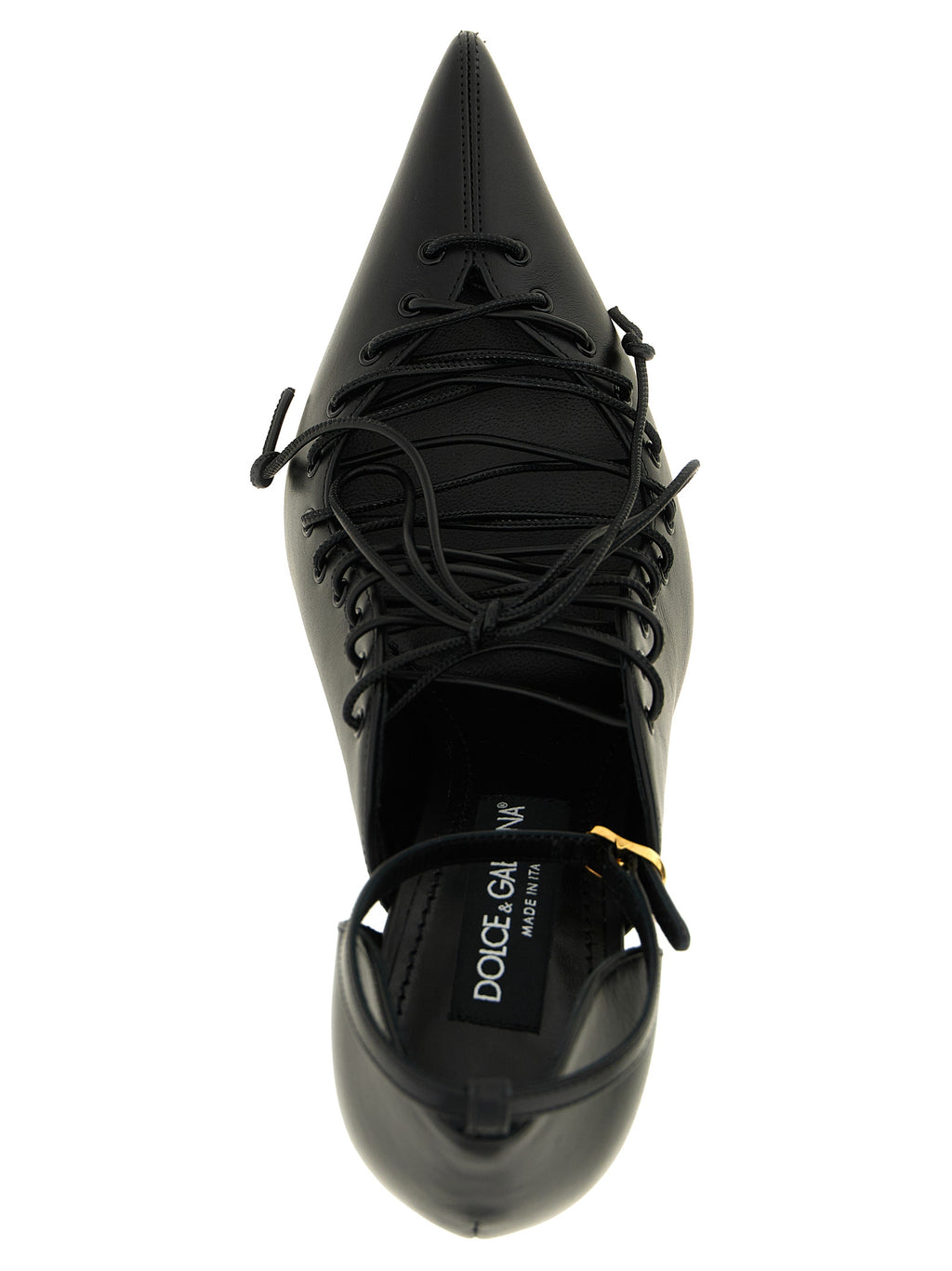 Black Calfskin High Heel Pumps