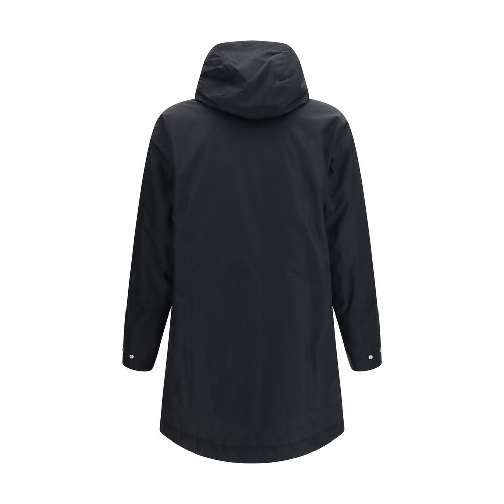 Black Polyester Parka
