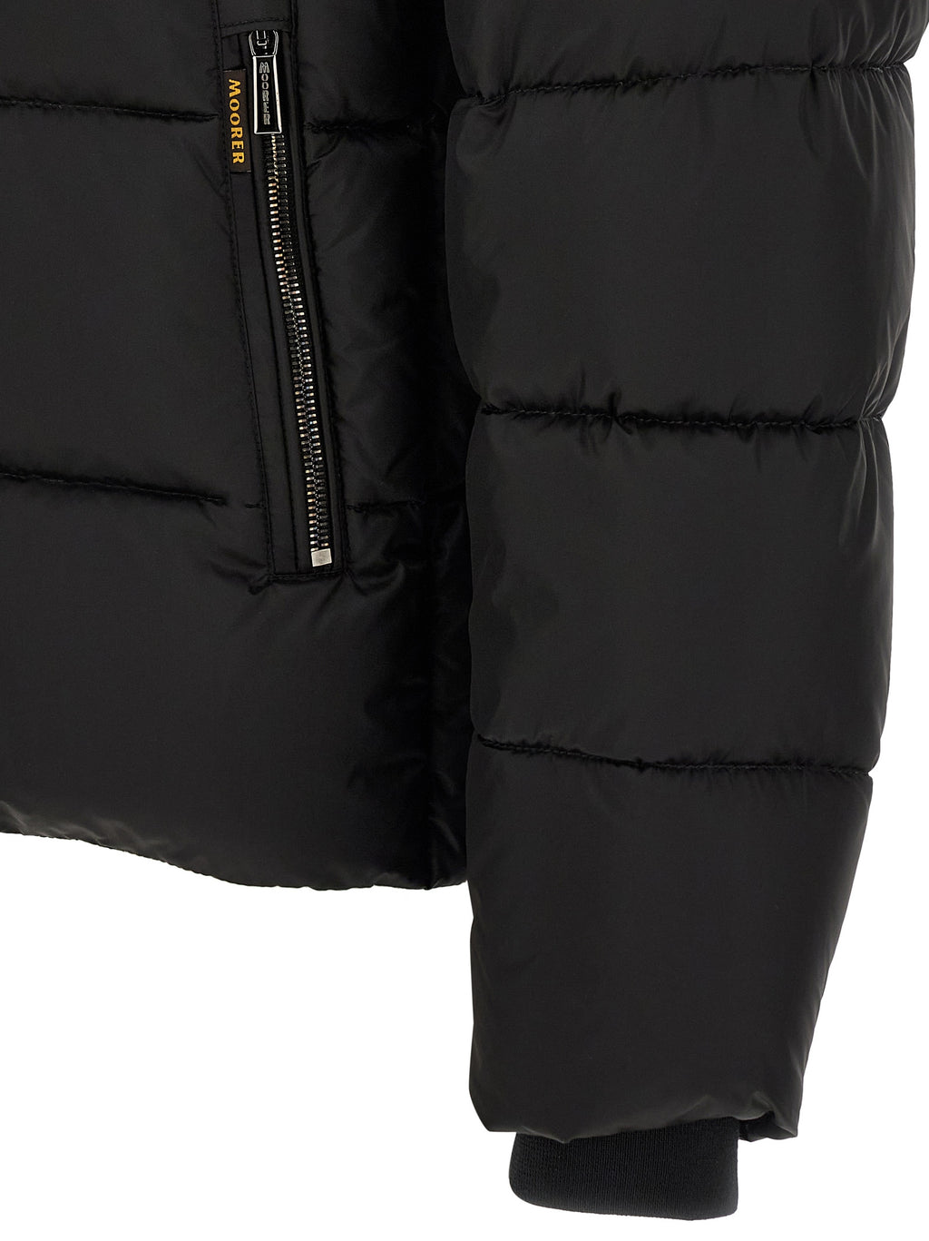 Black Wool Bomber