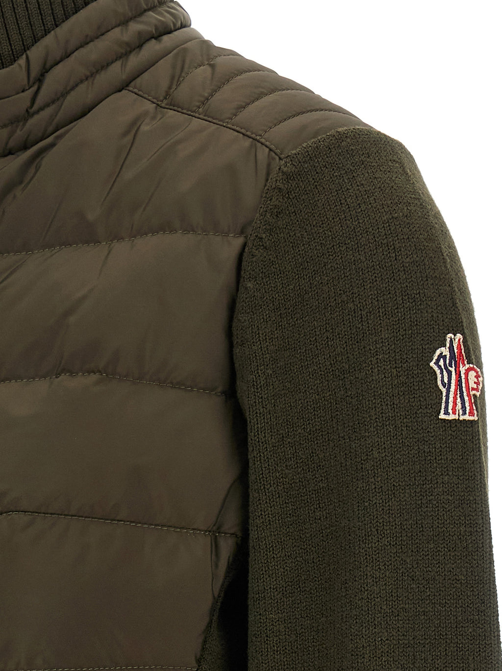Bicolor Polyamide Cardigan