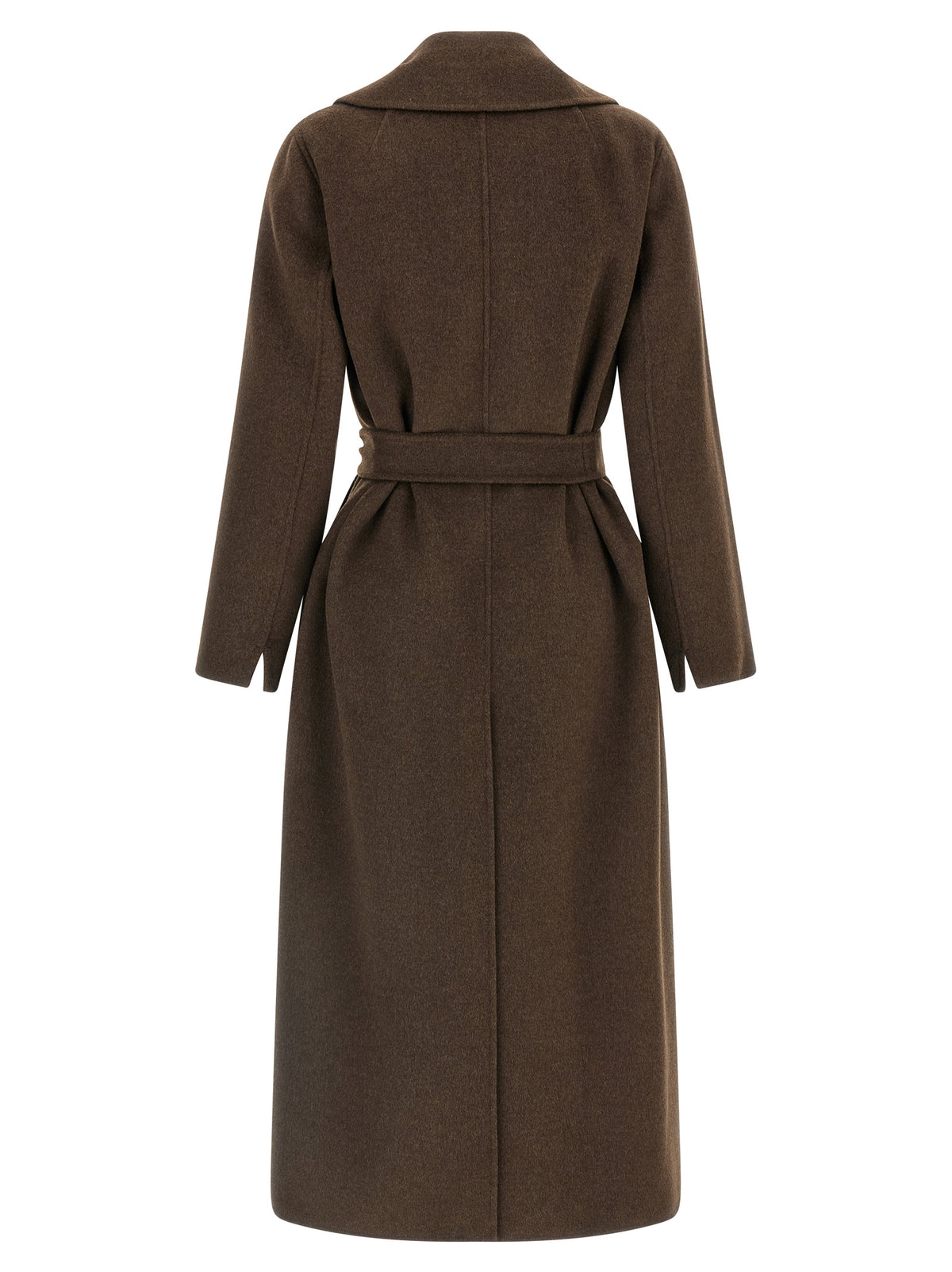 Brown Virgin Wool Coat