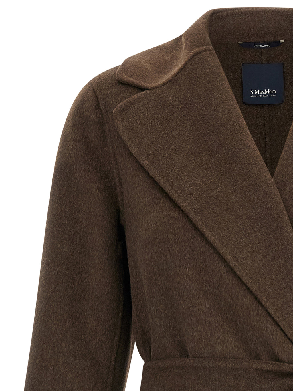 Brown Virgin Wool Coat