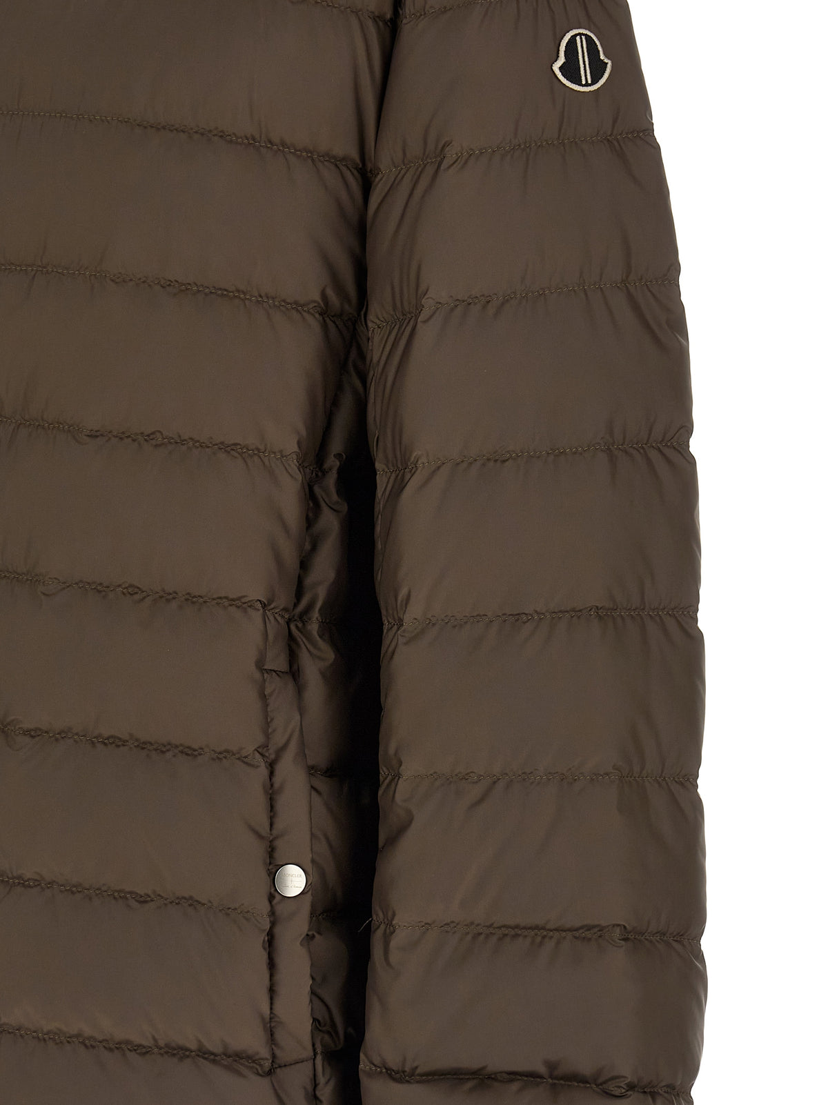 Brown Polyester Bomber