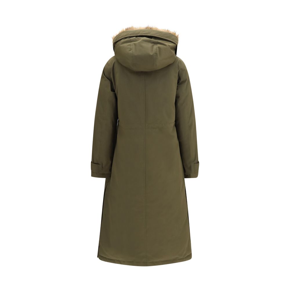 Bicolor Cotton Coat