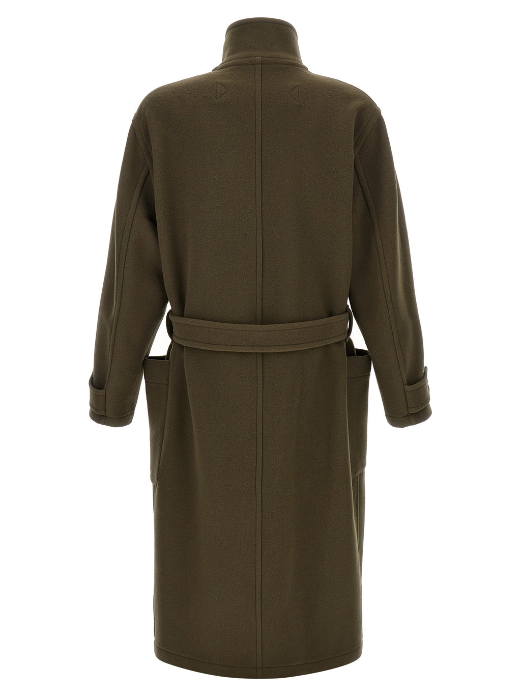 Bicolor Wool Coat