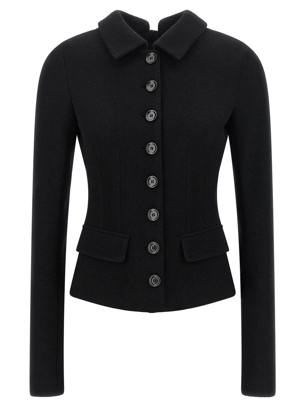 Black Virgin Wool Blazer