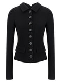 Black Virgin Wool Blazer