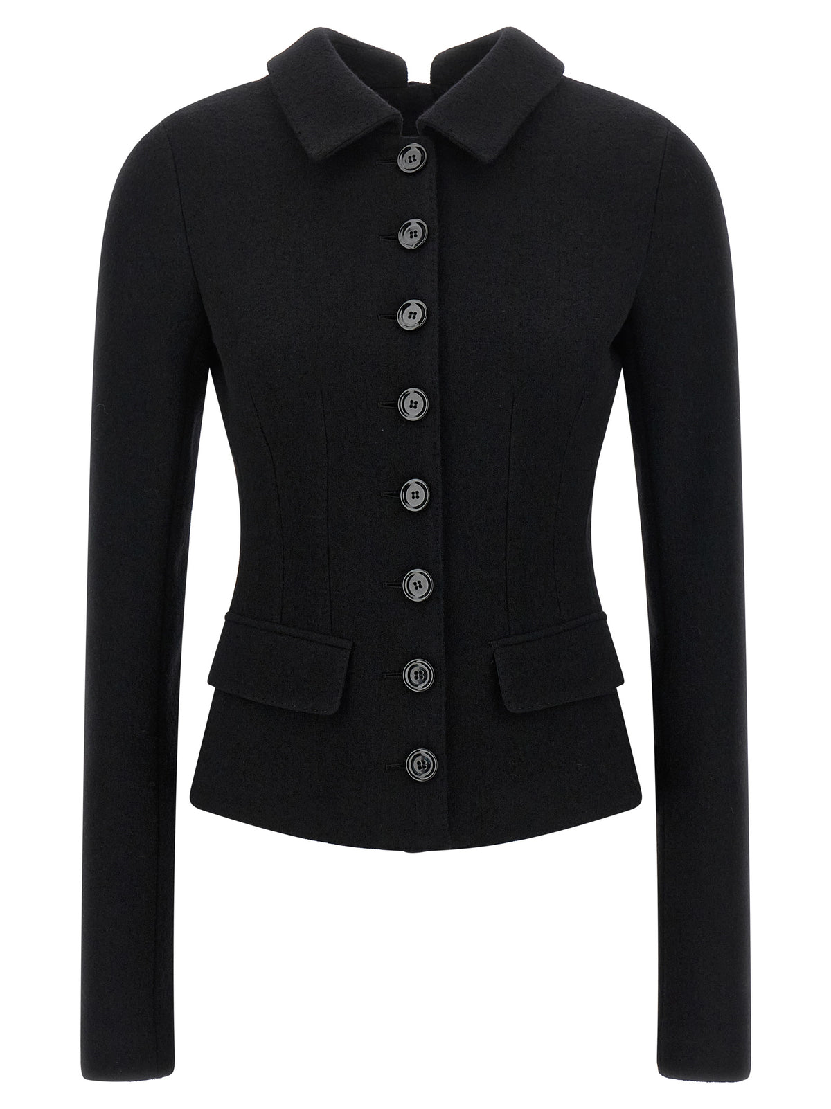 Black Virgin Wool Blazer