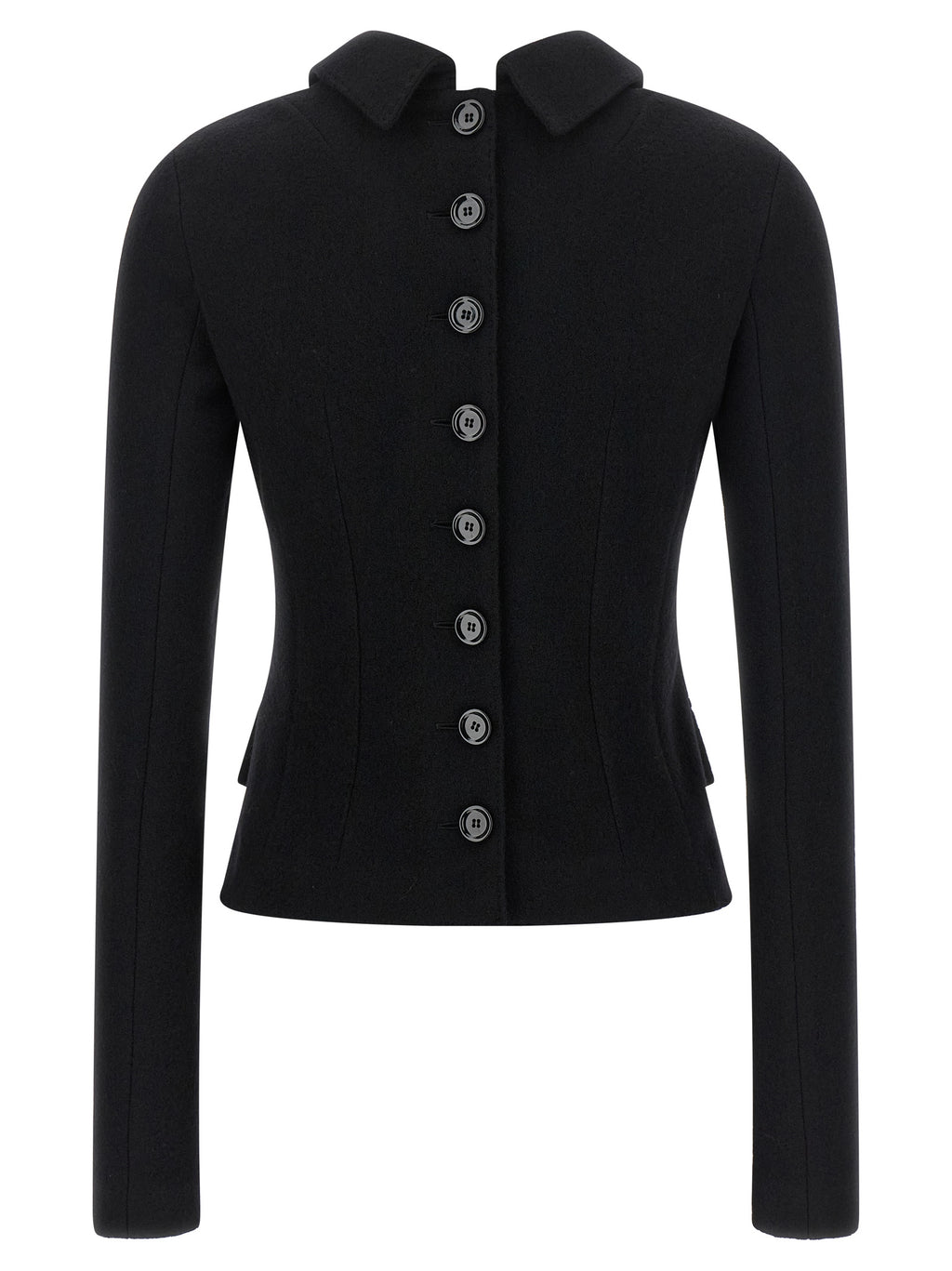Black Virgin Wool Blazer