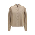 Beige Denim Shirt