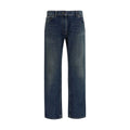 Blue Cotton Relaxed Fit Jeans