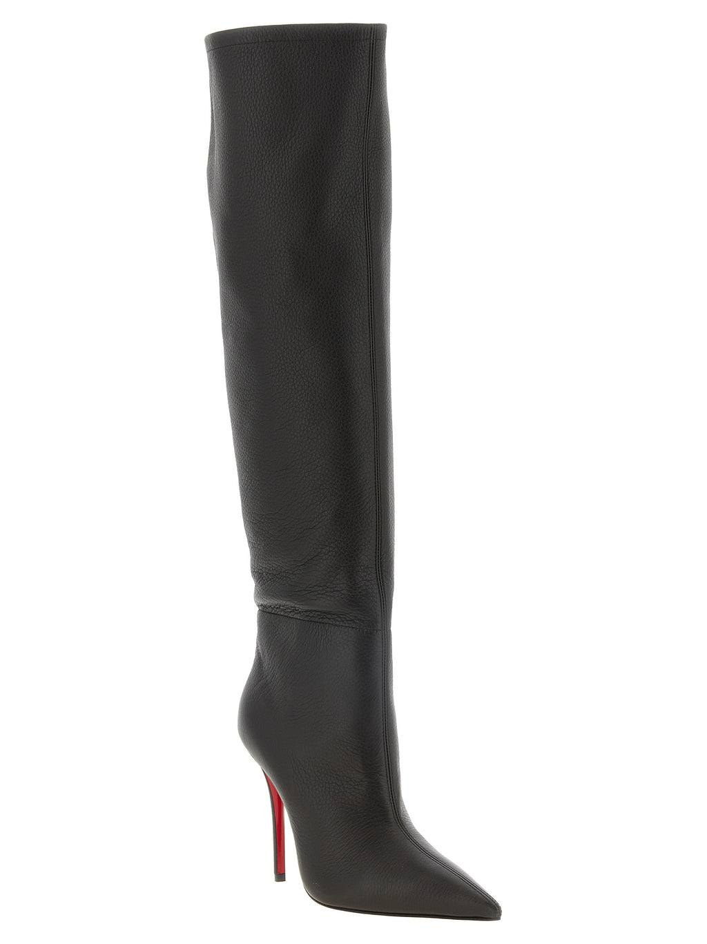 Brown Goatskin Over The Knee