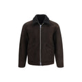 Brown Lamb Ovis Aries Leather Jacket