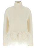 White Virgin Wool Cardigan