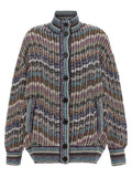 Multicolor Polyamide Cardigan