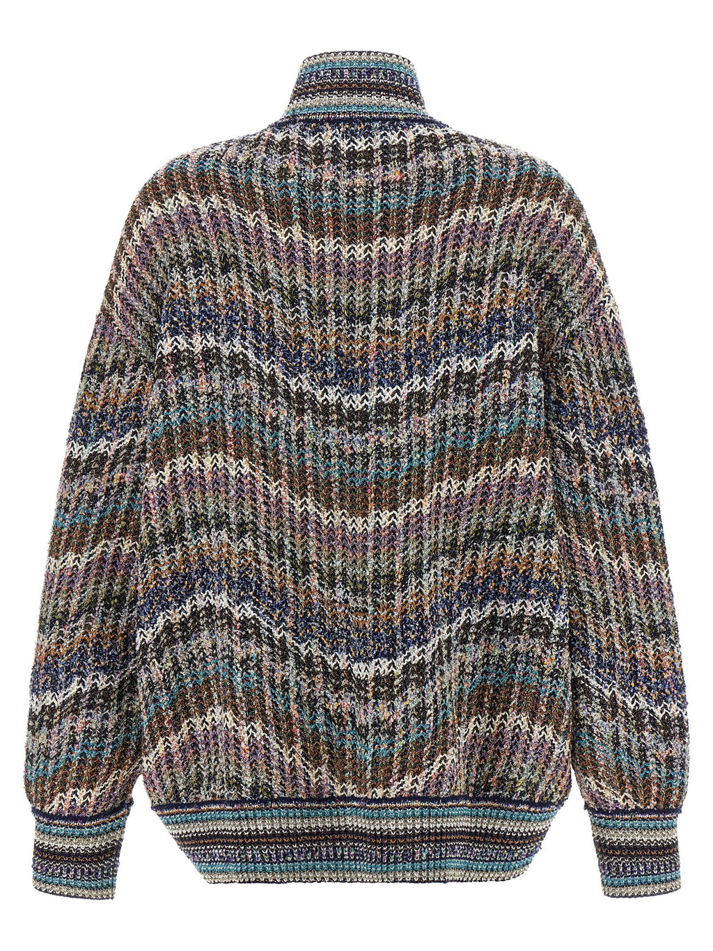 Multicolor Polyamide Cardigan