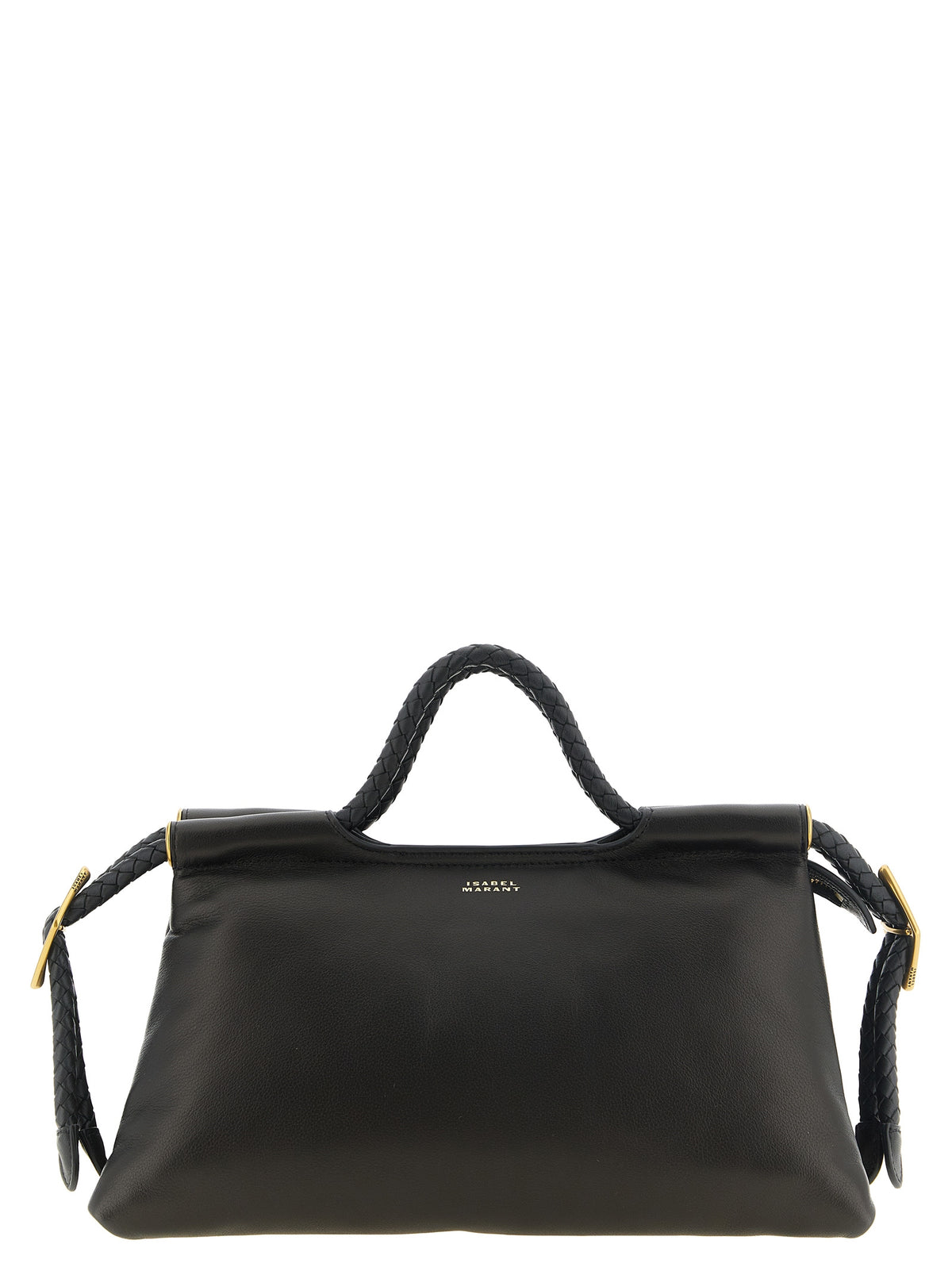 Black Lamb Leather Handbag