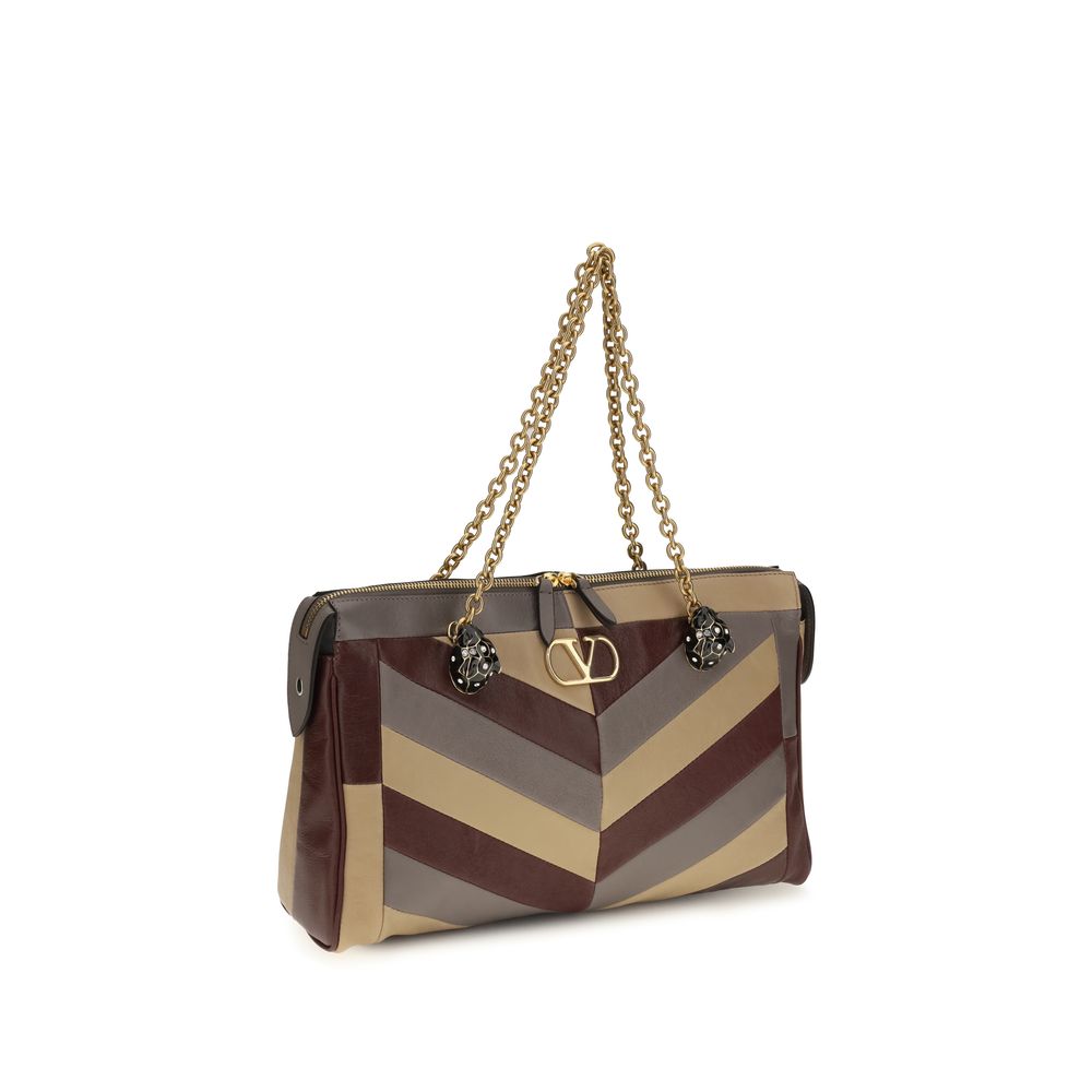 Multicolor Napa Leather / Calf Bos Taurus Shoulder Bag