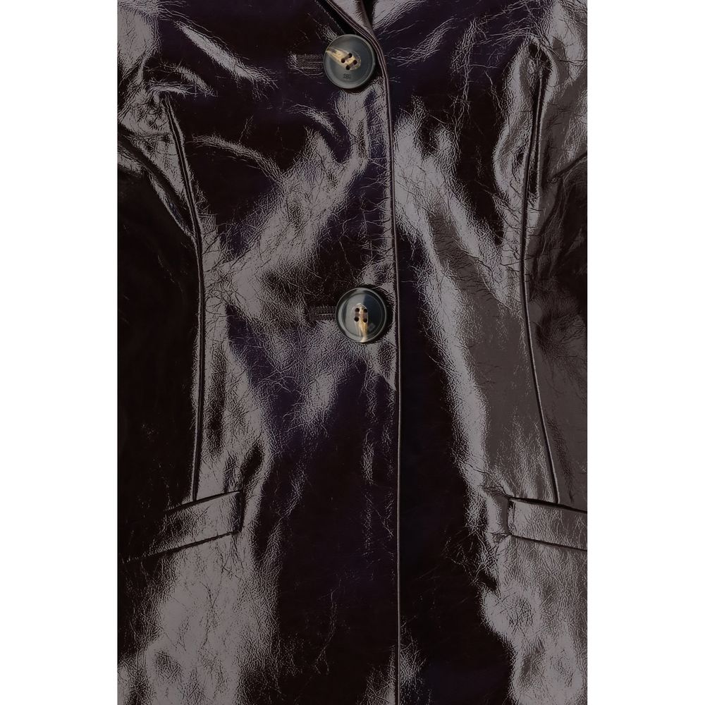 Bordeaux Polyethylene Full-Length Jacket
