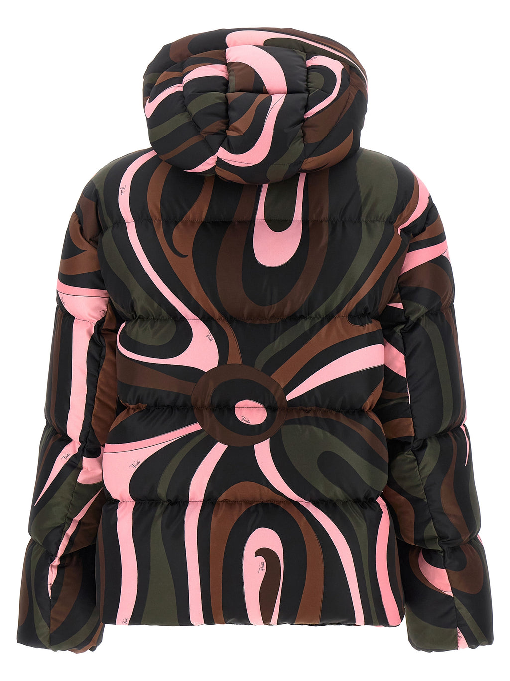 Multicolor Polyamide Full-Length Jacket