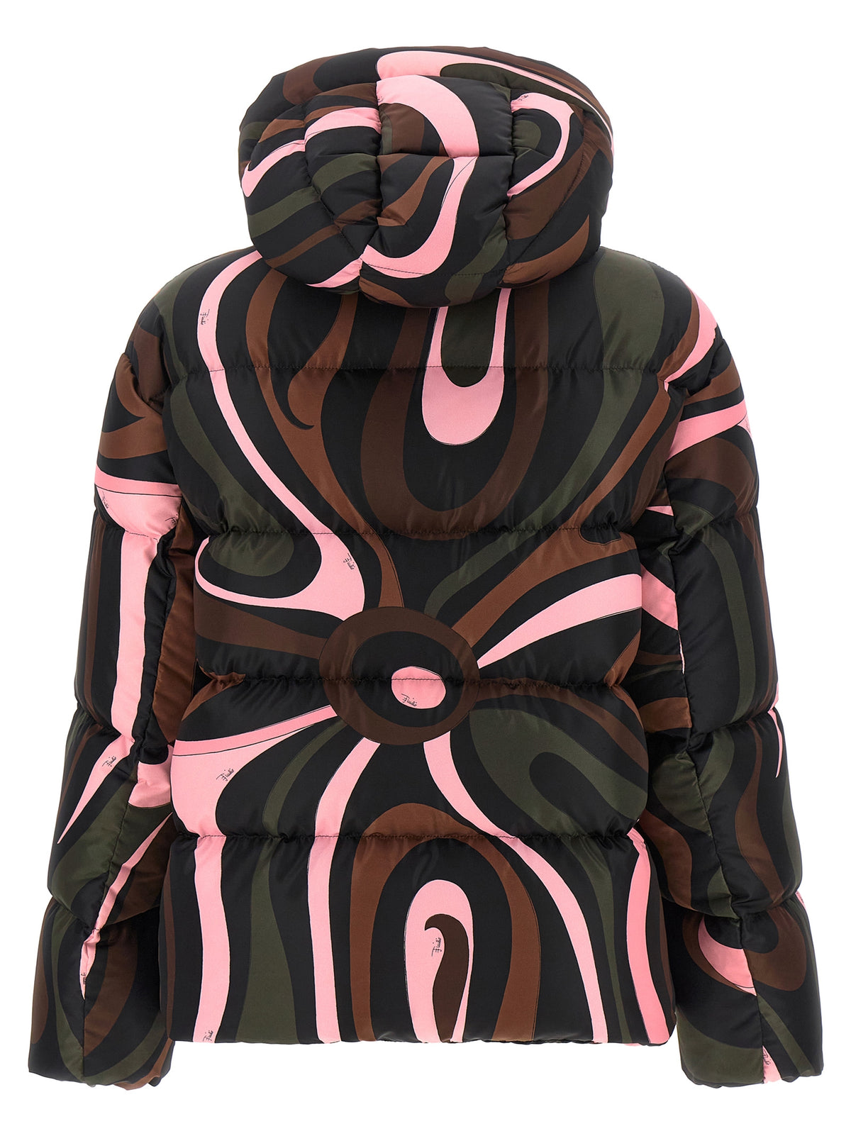 Multicolor Polyamide Full-Length Jacket