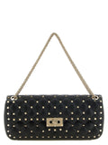 Black Goatskin Shoulder Bag