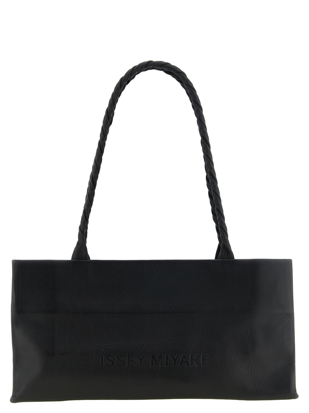 Black Polyester Shoulder Bag