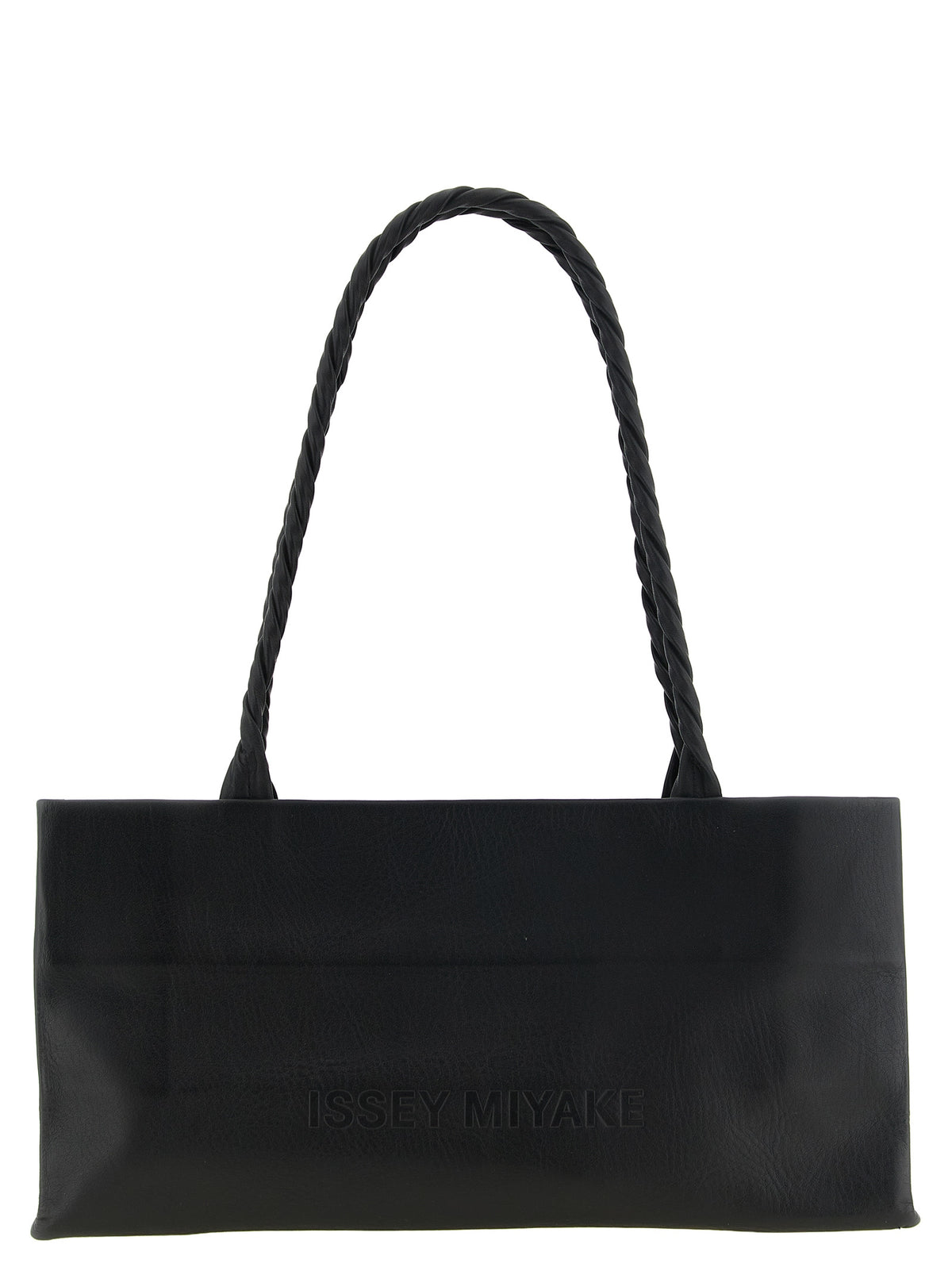 Black Polyester Shoulder Bag