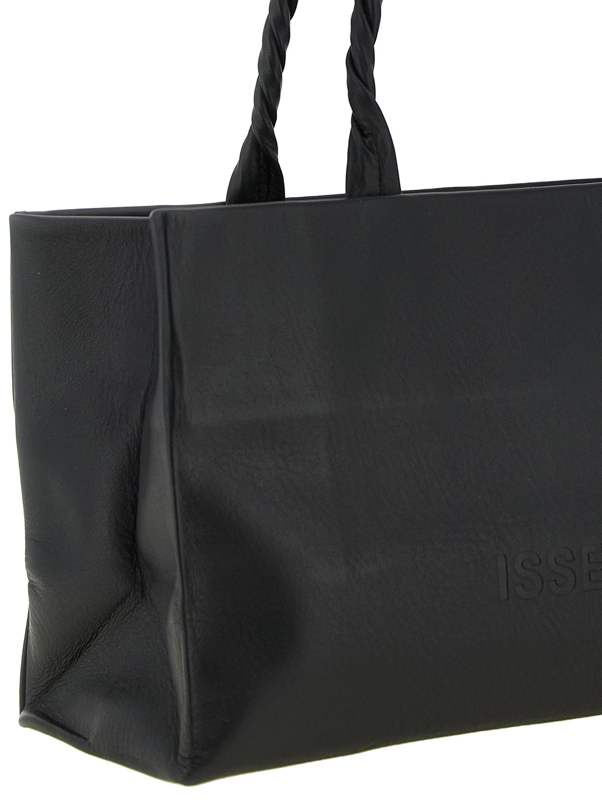 Black Polyester Shoulder Bag