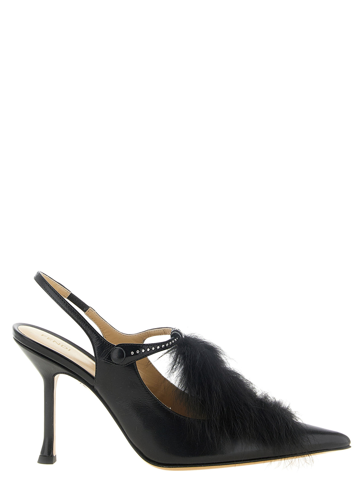 Black Calfskin High Heel Pumps