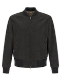 Gray Virgin Wool Bomber