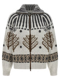 Multicolor Cashmere Cardigan