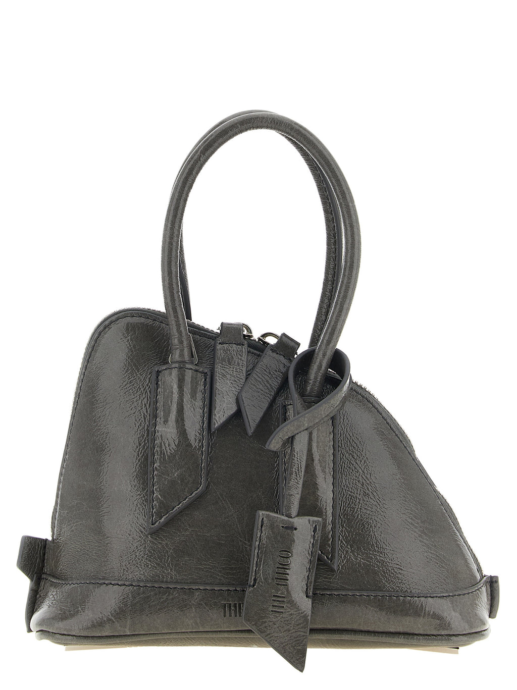 Gray Calfskin Handbag