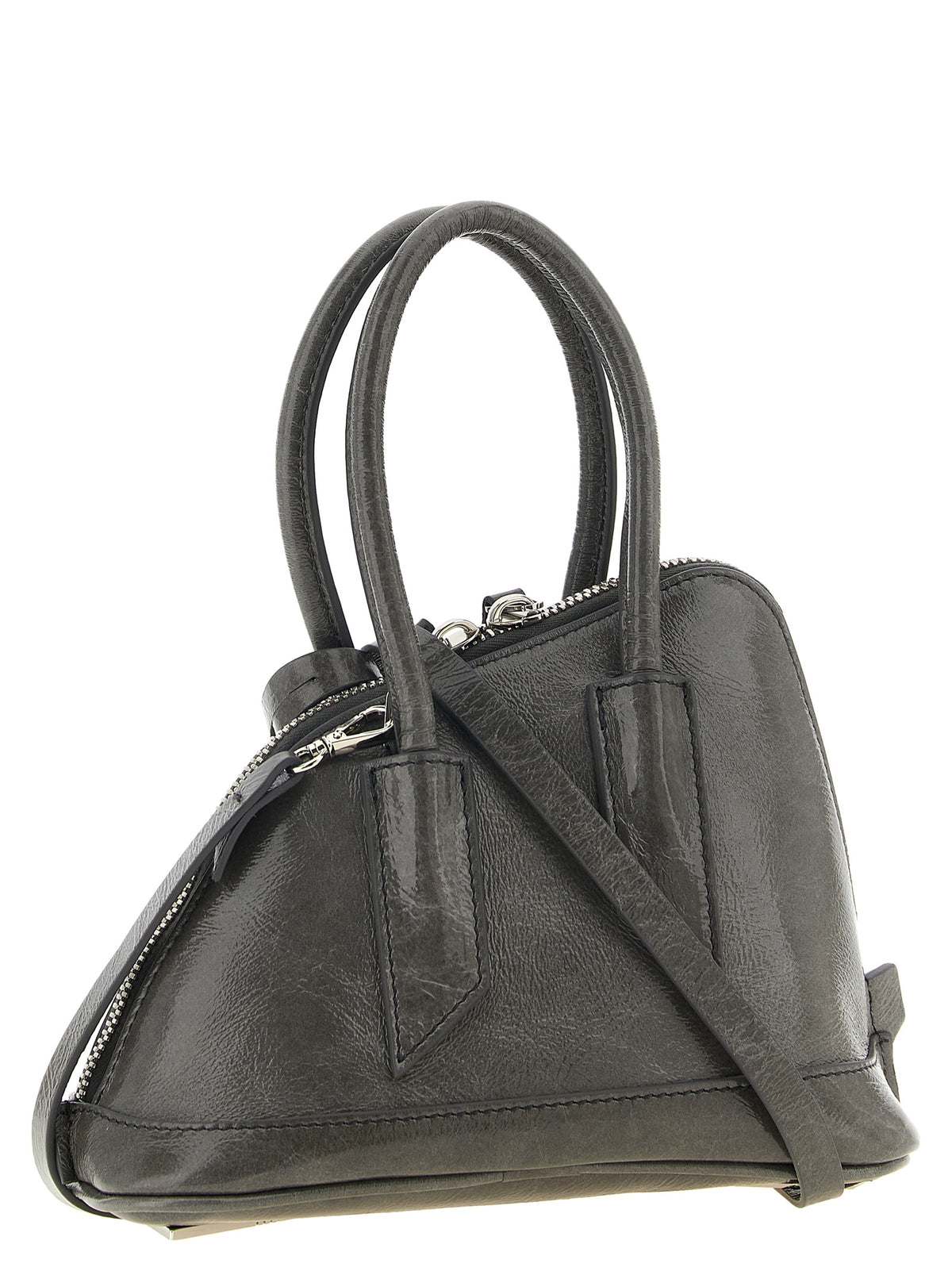 Gray Calfskin Handbag