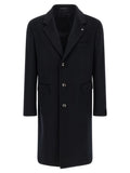 Blue Virgin Wool Coat