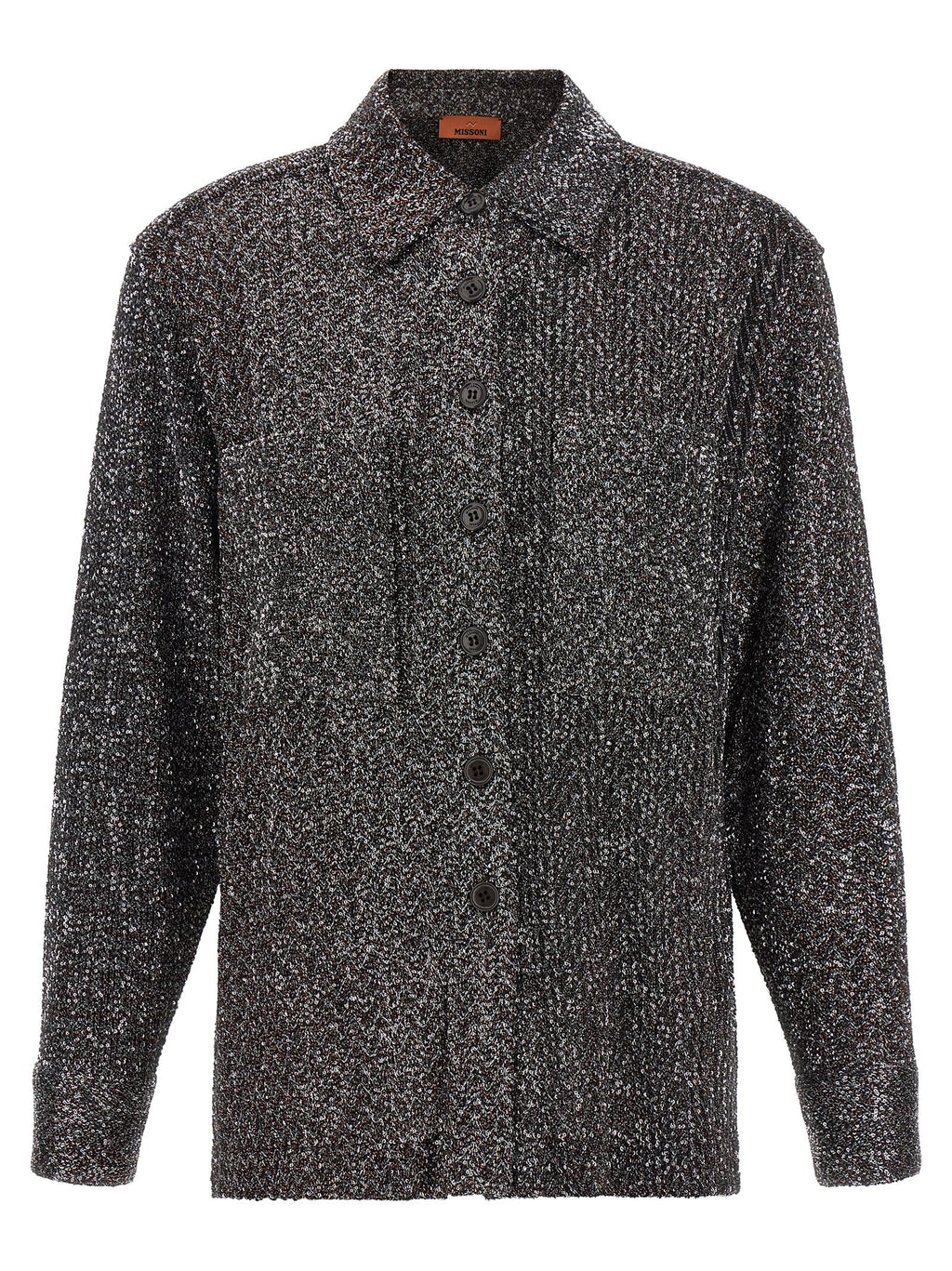Gray Polyamide Blouse