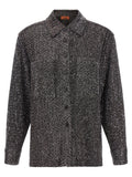 Gray Polyamide Blouse