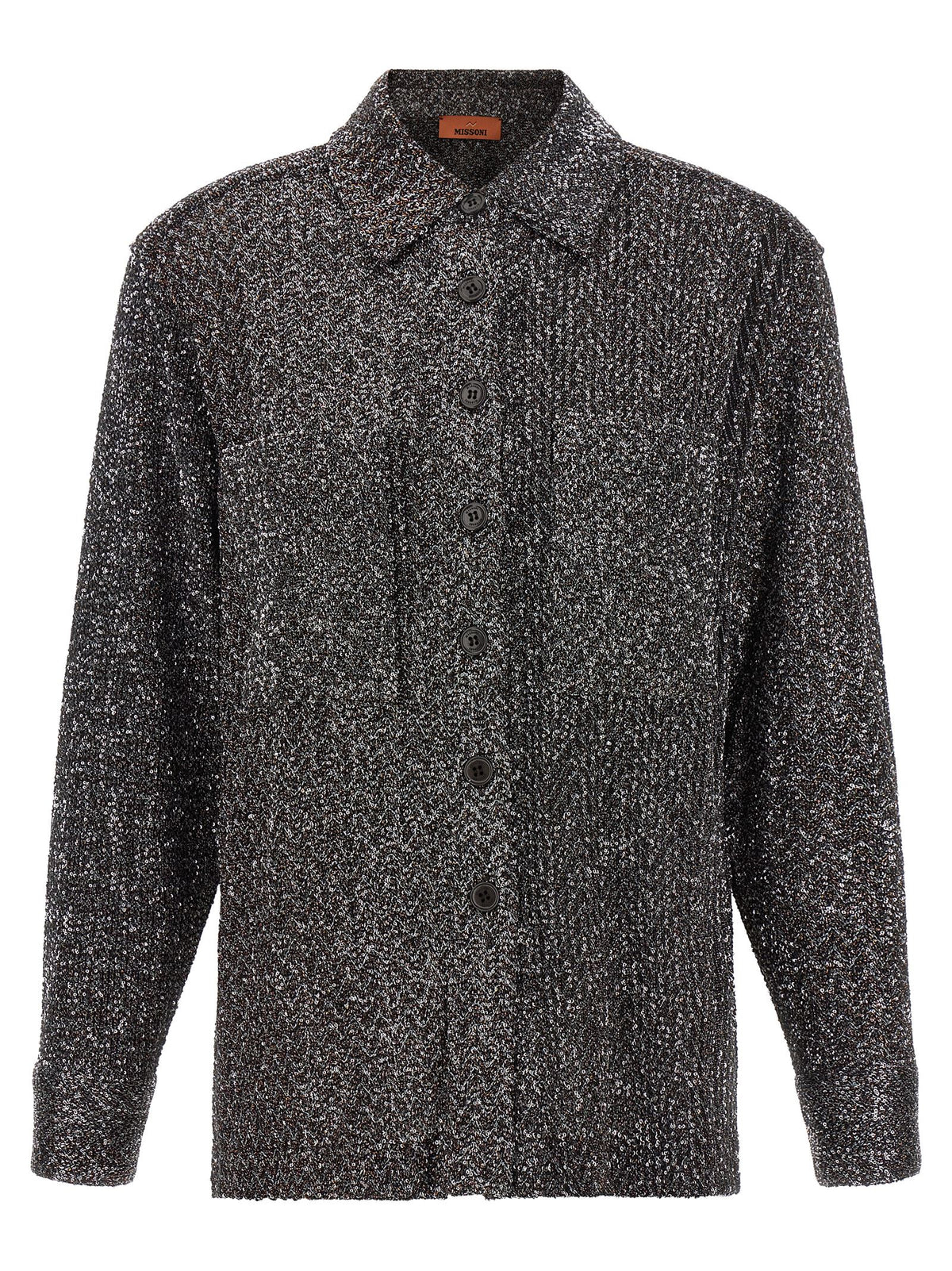 Gray Polyamide Blouse