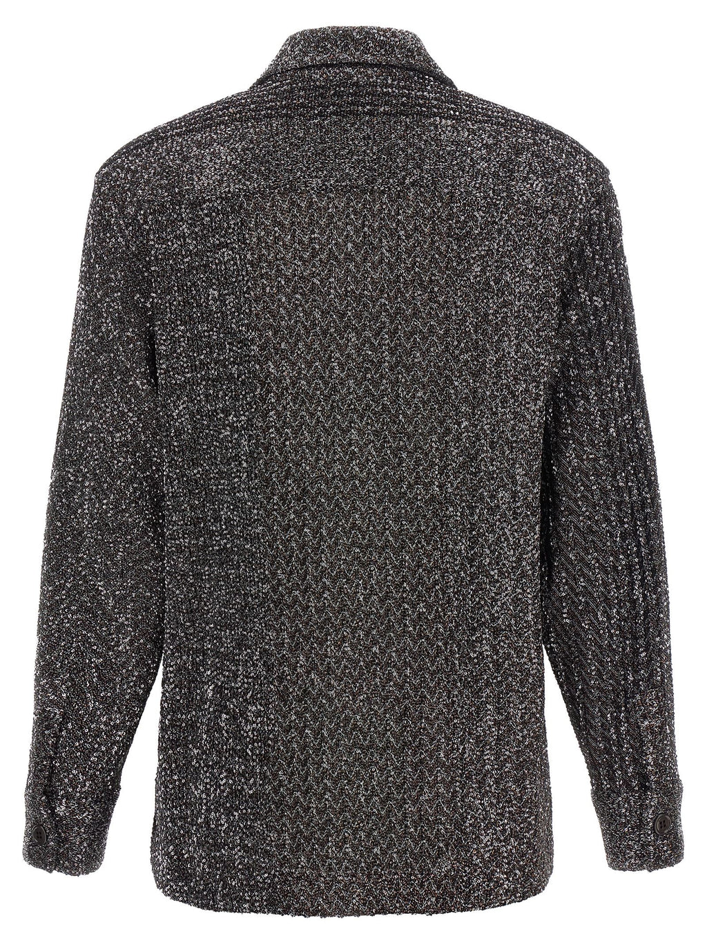 Gray Polyamide Blouse