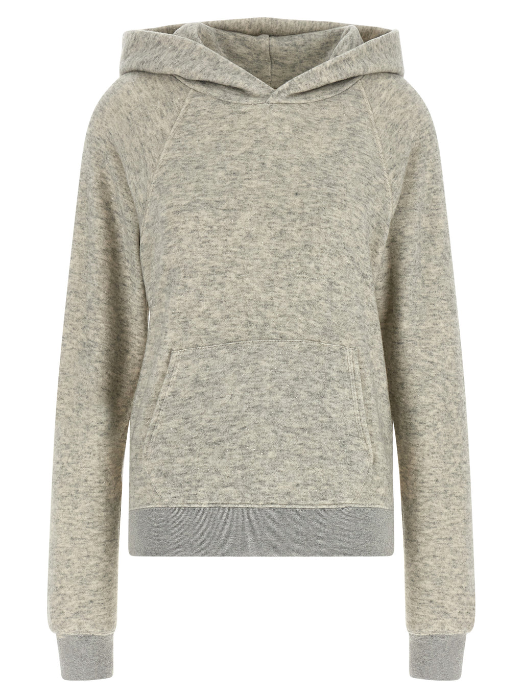 Gray Cotton Hoodie