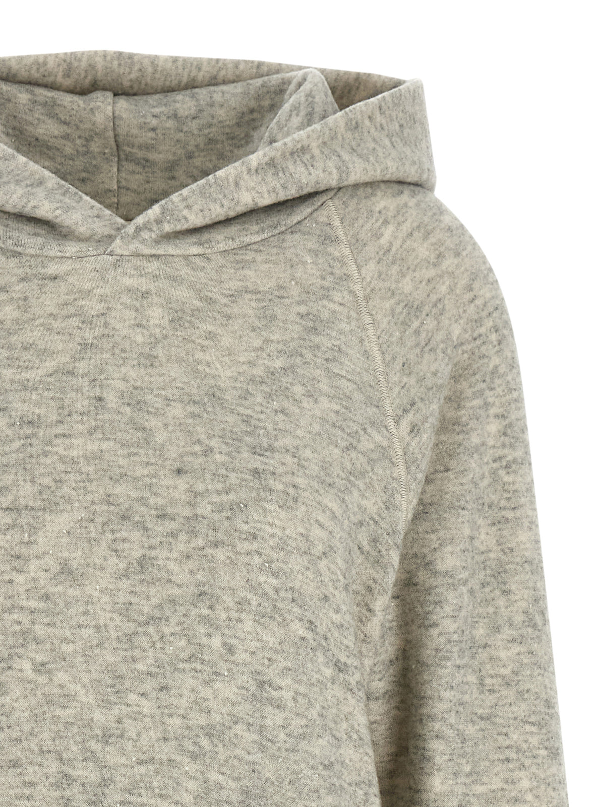 Gray Cotton Hoodie