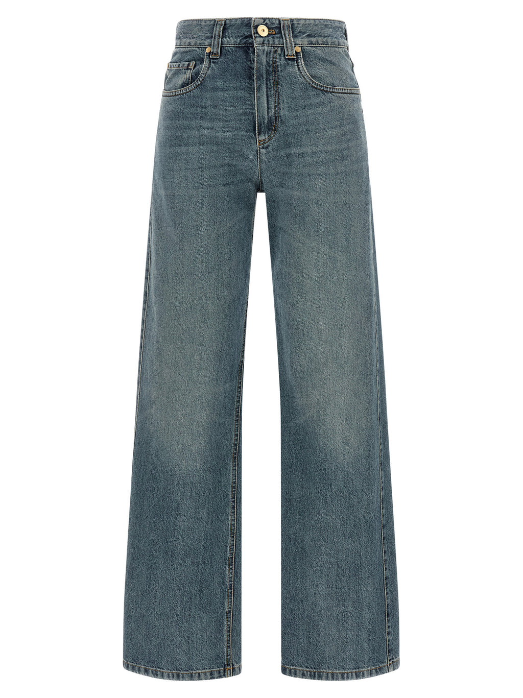 Blue Cotton Jeans Denim