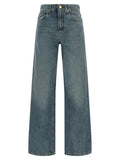 Blue Cotton Jeans Denim