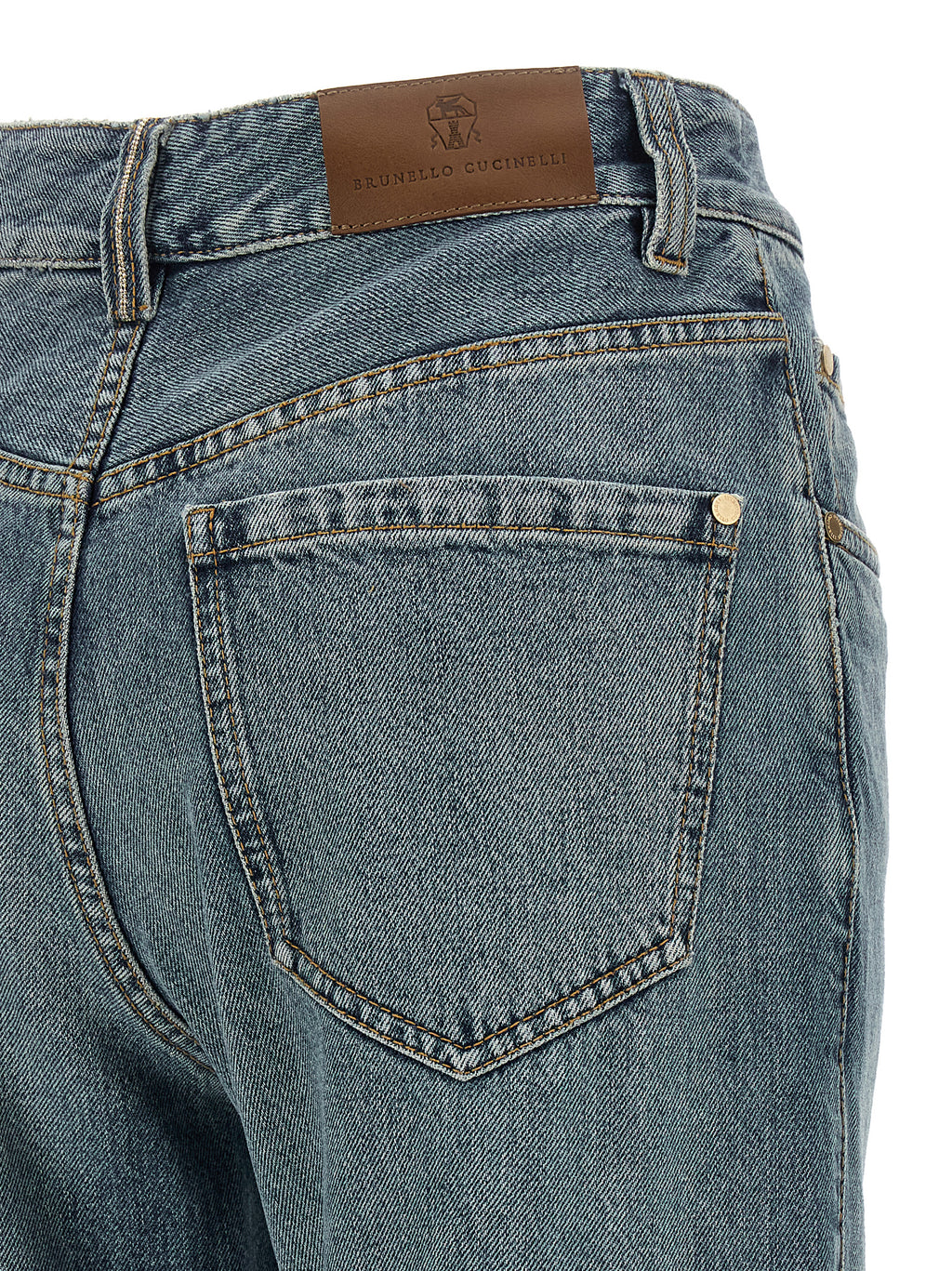 Blue Cotton Jeans Denim